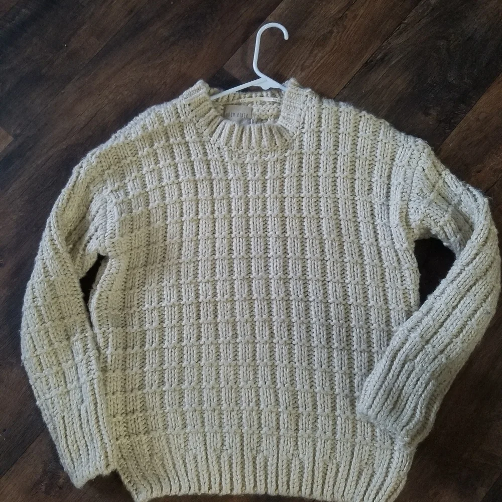 Moon River waffle knit sweater